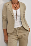 Women's Lapel Suit Casual Set