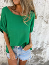 Women's Round Neck Spring and Summer Casual Tops