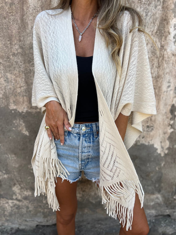 Women's Fringe Casual Shawl