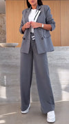 Women's Lapel Suit Casual Set