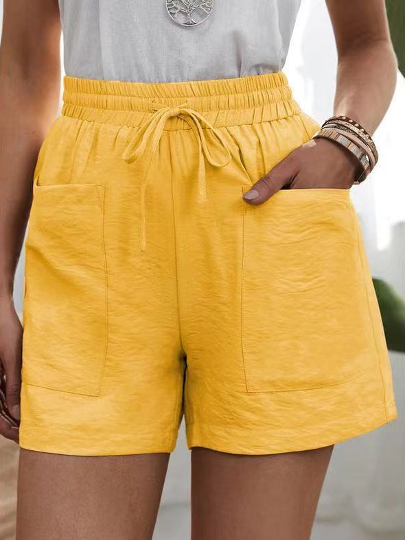 Loose Linen Casual Shorts