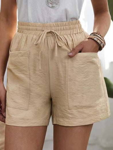 Loose Linen Casual Shorts