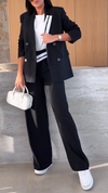 Women's Lapel Suit Casual Set