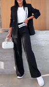 Women's Lapel Suit Casual Set