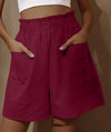 Women's Solid Color Casual Beach Shorts