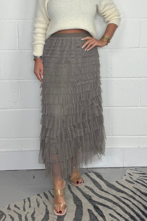 Women's Casual Mesh Layered Skirt Fashion Trends