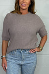 Women's Casual Round-neck Solid Color Short-sleeved Jumper Fashion Trends