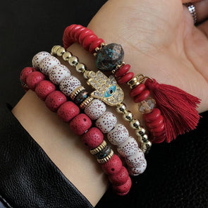 Bodhi Ethnic Style Multi-layered Bracelet