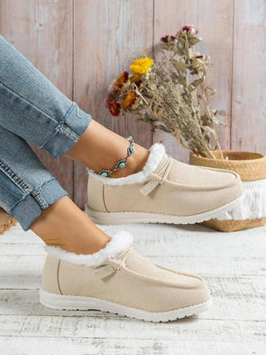 women's thickened velvet warm cotton shoes
