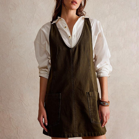 Women's V-neck Casual Dress