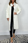 Women's Solid Color High Collar Long Coat Fashion Trends