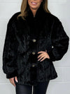 Women's V-neck Button Casual Fur Coat Fashion Trends