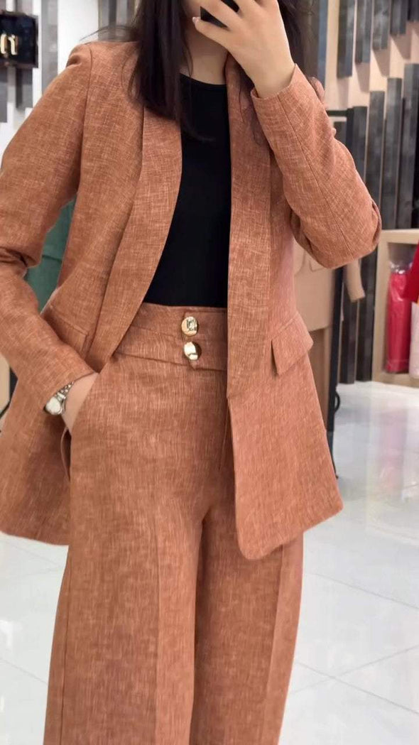 Women's Lapel Casual Suit