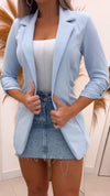 Women's Lapel Waist Casual Suit Jacket