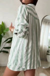 Women's Spring Casual Comfort Striped Two-Piece Suit