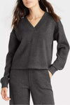 Women's V-neck Long-sleeved Casual Suit