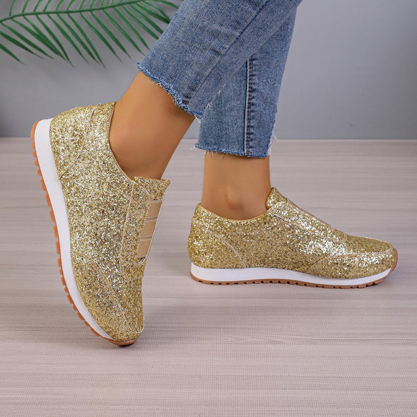 Women's Sequined Casual Sports Shoes