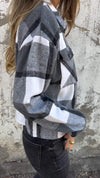 Casual Lapel Plaid Coat