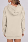 Women's Casual Solid Color Hoodie Top