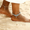 Double Layer Anklet Conch Pendant Starfish Beach Bracelet Anklet