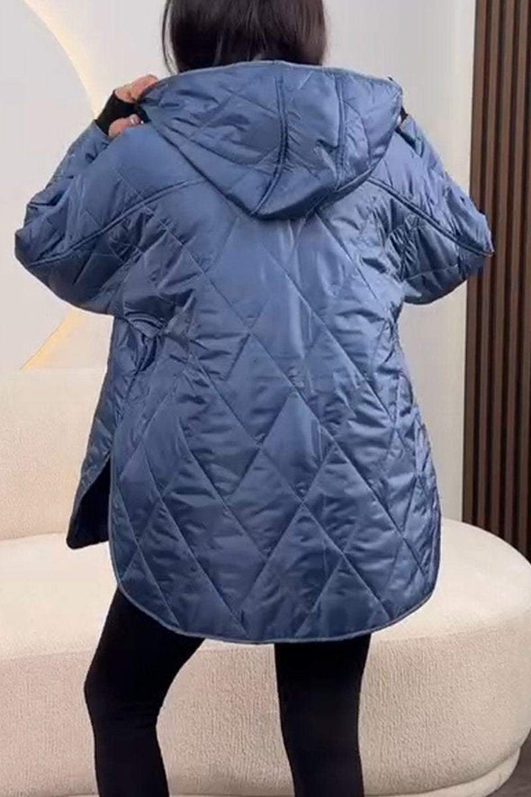 Women's Casual Hooded Long Sleeve Jacket