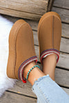 Women's Thick-soled Closed-toe Warm Cotton Shoes