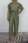 Women's Frill Sleeve Top & trouser Co-Ord