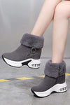 Women's Winter Casual Platform Thick-soled Ankle Boots