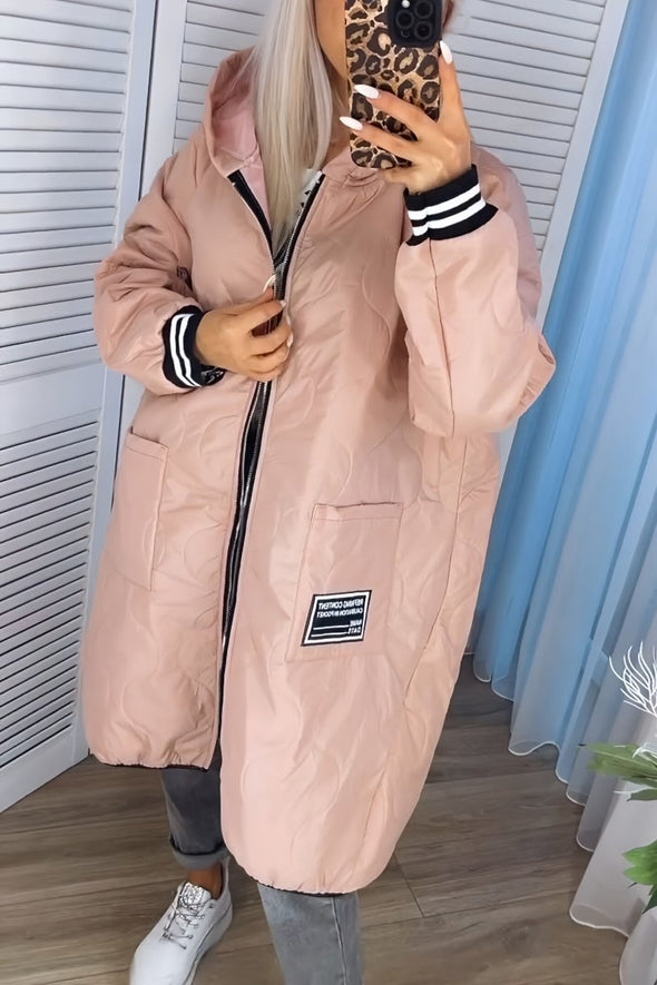 Women's Casual Hooded Long Coat