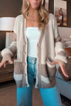 Women's Colorblock Knit Cardigan