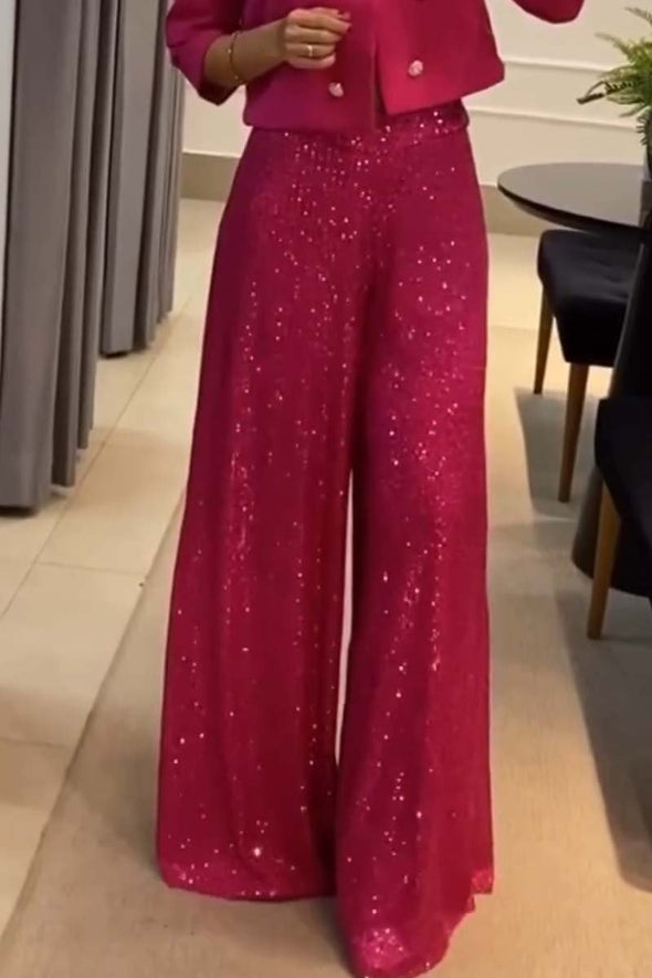 Women's Fashion Party Sequin Trousers