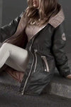 Women's Winter All-in-one Zip-up Hooded Thick Coat