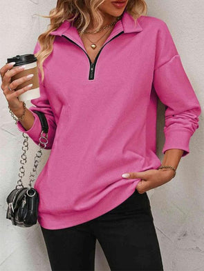 Women's Solid Color Polo Shirt