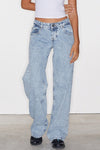 Women's Casual Multicolor Straight Jeans