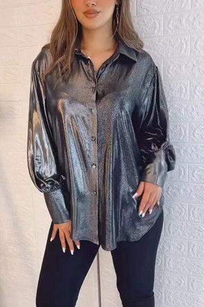 Women's Casual Lapel Single Breasted Shirt