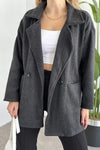 Women's Elegant Solid Color Pocket Coat