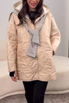 Women's Casual Hooded Long Sleeve Jacket