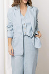 Women's Casual Suit with Collar