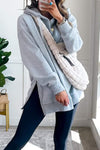 Women's Casual Solid Color Hoodie Top