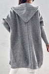 Women's Casual Loose Hooded Knitted Cardigan