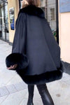 Women's Autumn and Winter Plush Cape