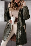 Women's Autumn and Winter Fashionable Long Sleeve Hooded Coat