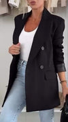 Women's Lapel Long Sleeve Casual Suit