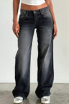 Women's Casual Multicolor Straight Jeans