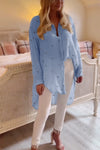 Women's Cool Rhinestone Button-Down Shirt