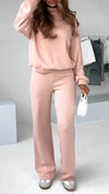 Women's Round Neck Casual All-match Suit