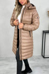 Casual Solid Color Pocket Hooded Jacket