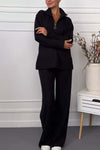 Women's Casual Half Zip Comfortable Knitted Suit