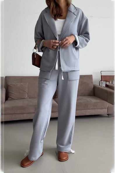 Women's Lapel Long Sleeve Autumn Casual Suit