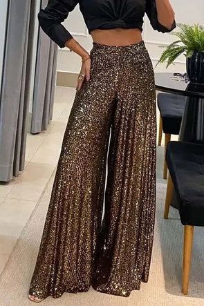 Women's Fashion Party Sequin Trousers